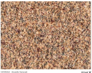 Amarelo Maracuja Granite Slabs, Tiles