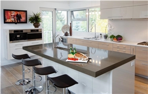 Cambria White Cliff Countertop, Cambria Sussex Quartz Stone Island Top