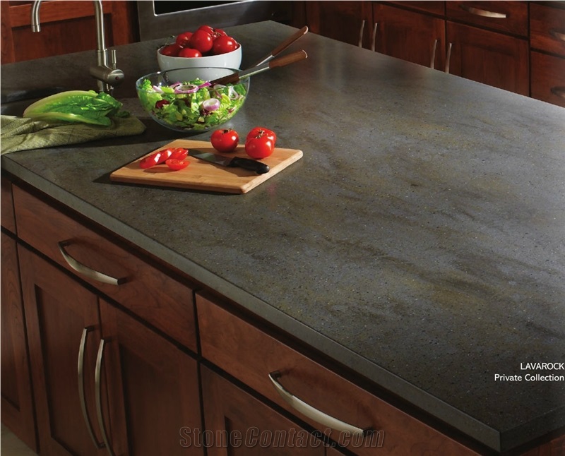 Lavarock Corian Solid Surface Kitchen Countertop