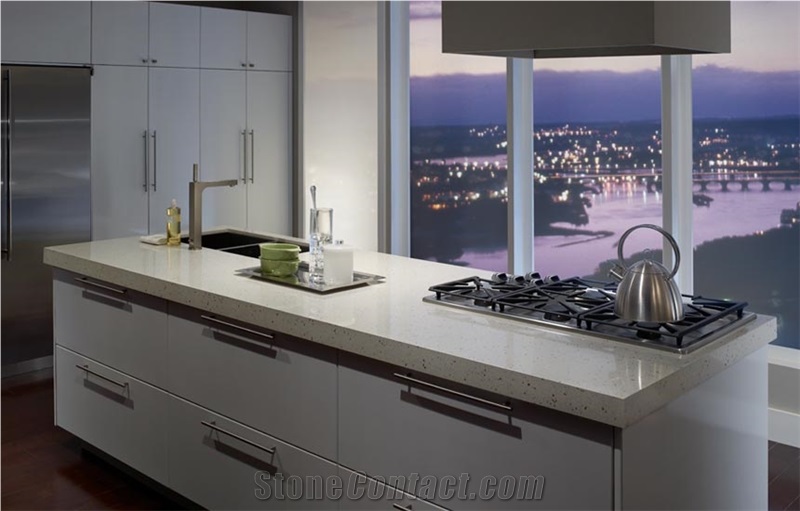 Zodiaq Quartz Surfaces Flax Countertop