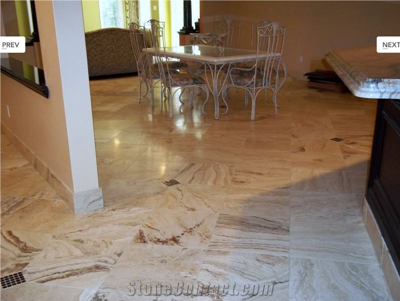 Leonardo Travertine Tiles, Turkey Beige Travertine