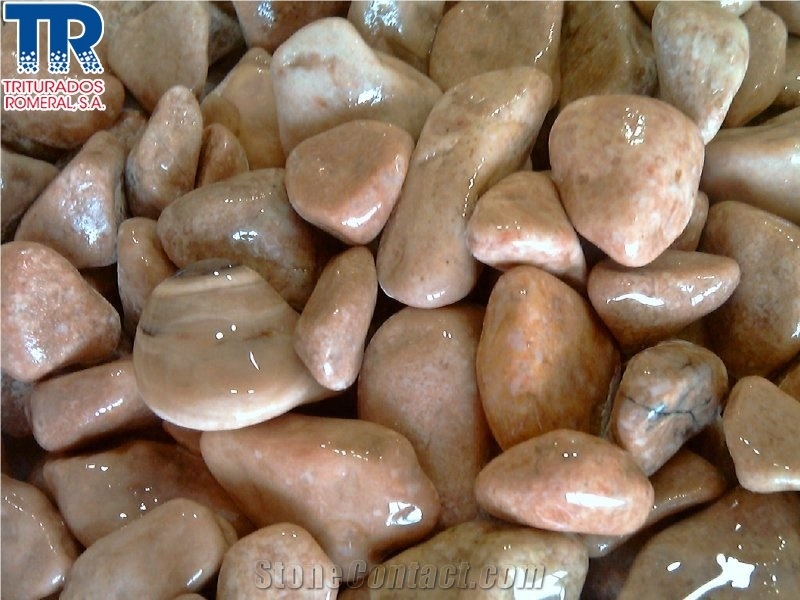Blanco Tranco White Marble Polished Pebbles