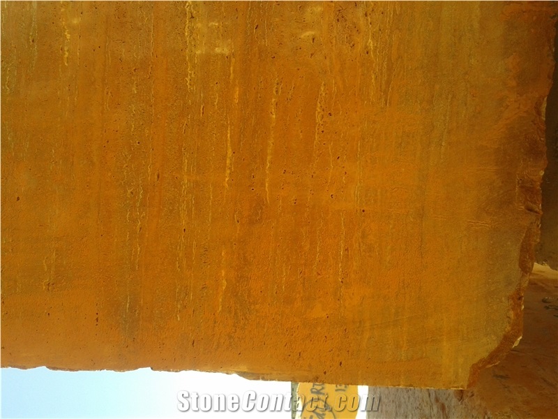 Red Travertine Blocks