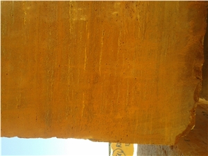 Red Travertine Blocks