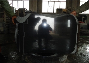 Absolute Black Granite Tombstone, Shanxi Black Granite Tombstone