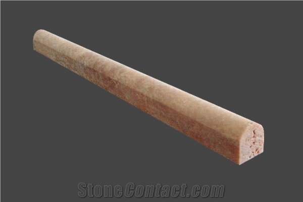 Travertine Mouldings, Trims, Borders, Classic Beige Travertine