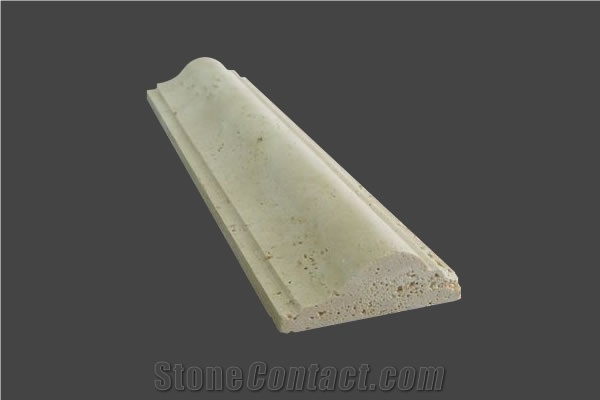 Travertine Mouldings, Trims, Borders, Classic Beige Travertine