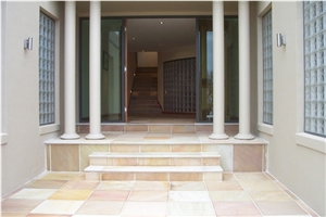 Golden Dunes Sandstone Pool Deck Pavers, Yellow Sandstone