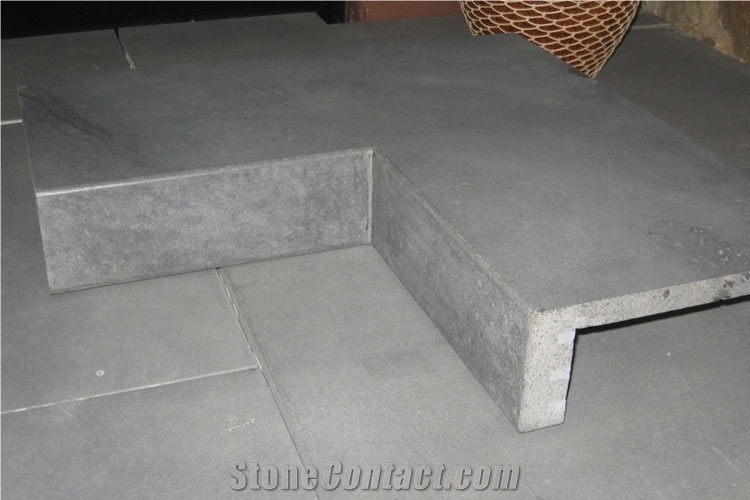 Honed Blue Stone Pool Coping, Bam Grey Blue Stone