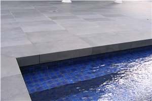 Honed Blue Stone Pool Coping, Bam Grey Blue Stone
