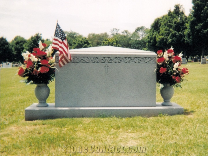 Barre Grey Granite Double Monuments