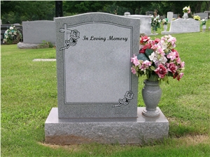 White Granite Single Monuments