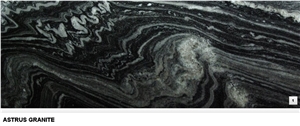 Astrus Black Granite Slabs & Tiles, Brazil Black Granite