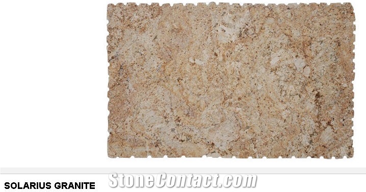 Solarius Granite Tile, Brazil Yellow Granite