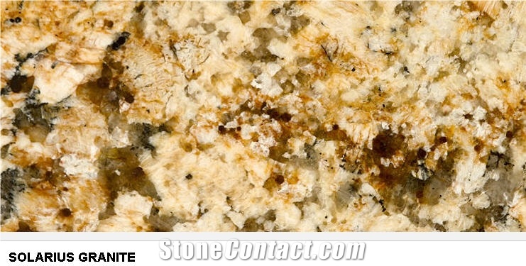 Solarius Granite Tile, Brazil Yellow Granite
