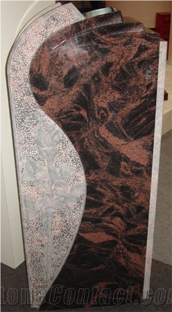 Aurora Granite Tombstone