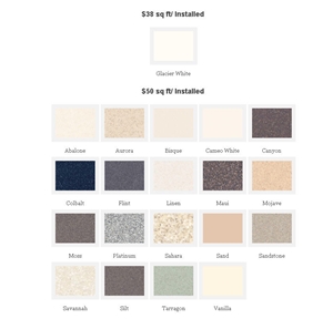 Corian Acrylic Solid Surface Kitchen Countertops