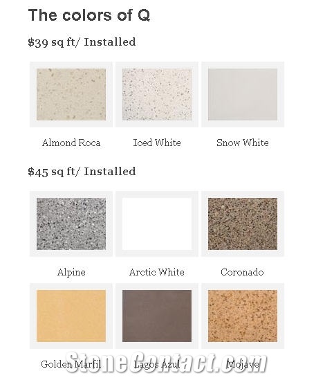 Q Premium Natural Quartz Stone Countertop