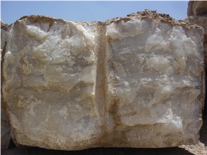 Iran White Onyx Block