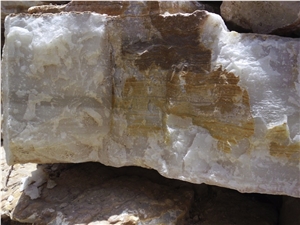Iran White Onyx Block