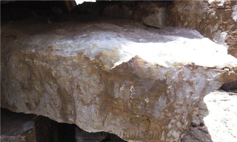 Iran White Onyx Block