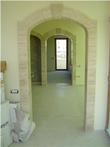 Beige Travertine, Carpinis Travertine Door Frame
