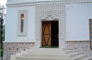 Church Door Design,Church Door Limestone Frame, Podeni Beige Limestone Window Sills, Doors