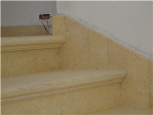 Sunny Yellow Marble Stairs, Steps