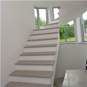 Grey Limestone - Transylvania Gray, Transilvania Grey Limestone Stairs,Steps