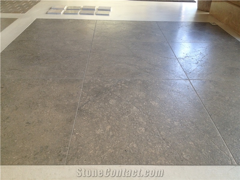 Transylvania V Gray Dark, Grey Limestone Tiles, Romania Grey Limestone