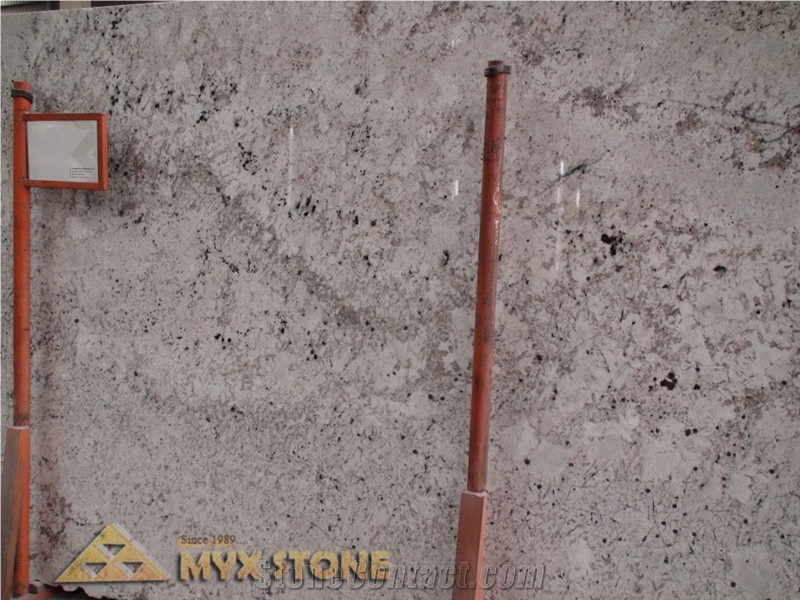 Giallo Crystal Bianco Antico Brazial Slab, Giallo Crystal Granite Slabs