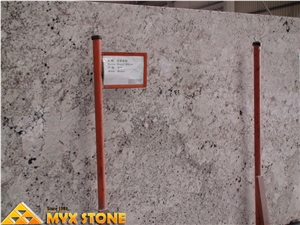 Giallo Crystal Bianco Antico Brazial Slab, Giallo Crystal Granite Slabs
