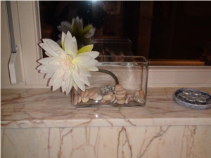Drama Gold Marble Window Sills, Drama Gold Yellow Marble Window Sills