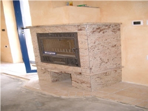 Shivakasi Ivory Granite Fireplace, Shivakasi Ivory Beige Granite Fireplace Shivakasi Ivory Granite Fireplace, Shivakasi Ivory Beige Granite Fireplace