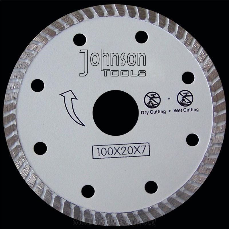 Diamond Tool:105mm Sintered Turbo Saw Blade