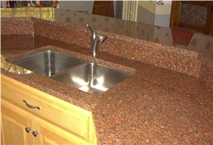 Capao Bonito Granite Countertop, Capao Bonito Red Granite Countertop
