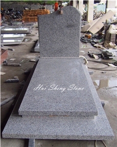 G603 Granite Monument Tombstone, White Granite