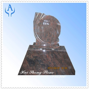 Granite Auroral Tombstone Monuments, Red Granite Granite Auroral Tombstone Monuments, Red Granite