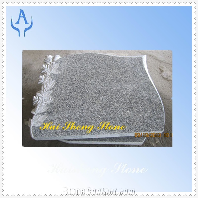 Granite Grey Headstone, G603 Grey Granite