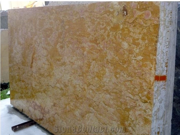 Giallo Reale Marble Slabs, Italy Yellow Marble