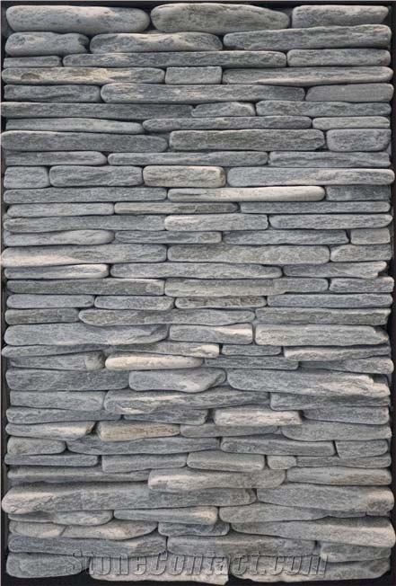 Fileti Antique Kavalas, Kavala Grey Quartzite Wall Stone