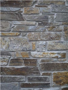 Stenari Kavalas Slate, Walling, Kavalas Grey Slate Ledge Stone