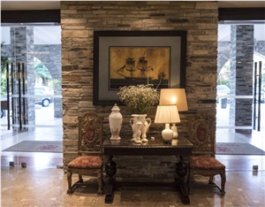 Stenari Kavalas Slate, Walling, Kavalas Grey Slate Ledge Stone