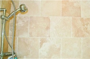 Classic Beige Travertine French Pattern Floor Tiles, Denizli Beige Travertine Tiles