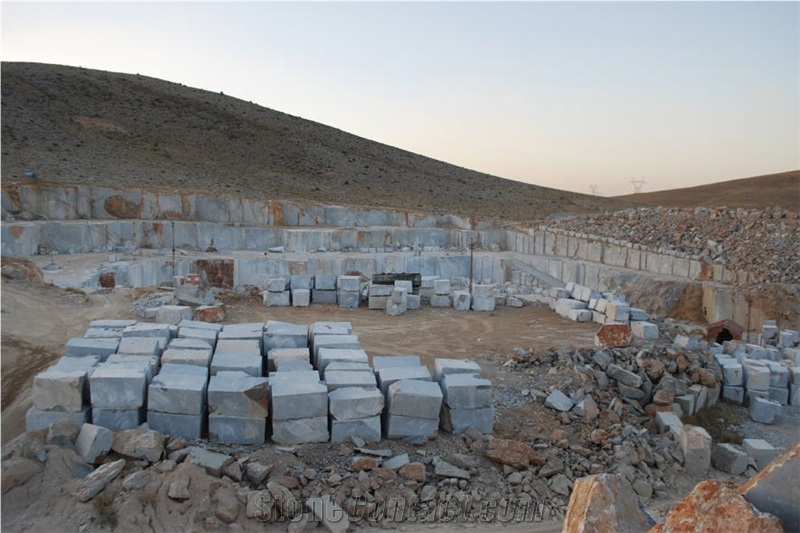 King Blue Stone Marble Blocks, Turkey Grey Marble
