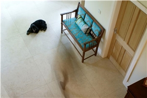 Moleanos RV Floor Tiles, Moleanos Beige Limestone