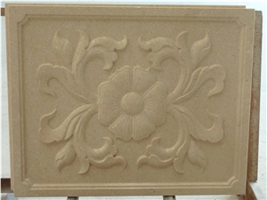 China 3D Cnc Stone Feature Cladding Wall Tiles, Beige Marble Wall