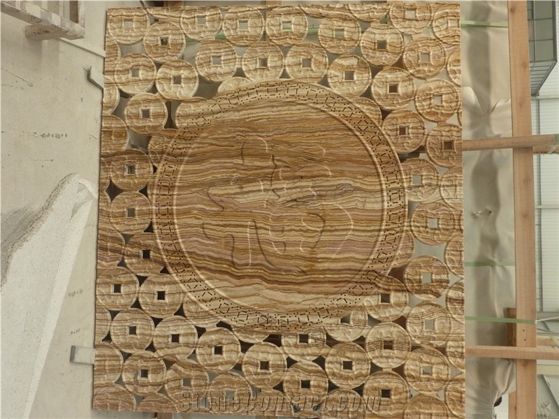 Natural Marble 3D Interior Feature Stone Wall Tile
