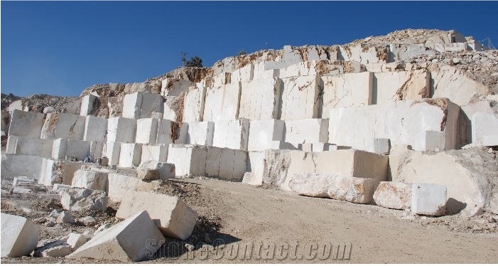 Cremera Marble Blocks, Turkey Beige Marble