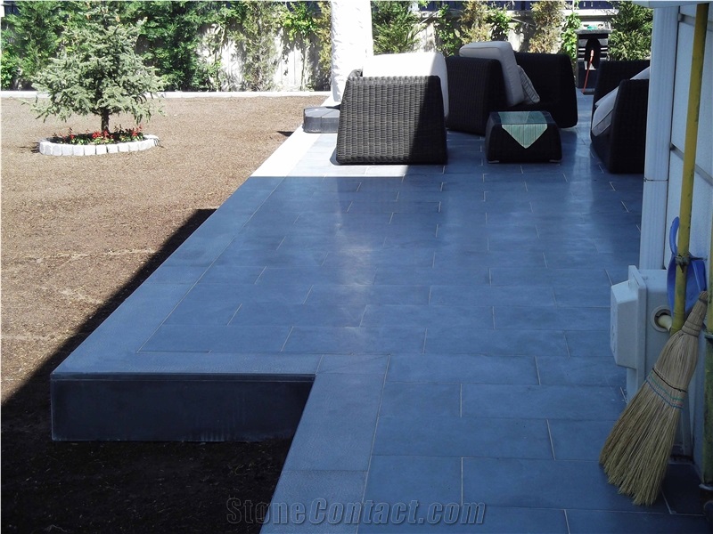 Diabase Landscaping Stone, Grey Basalt Cobble, Pavers